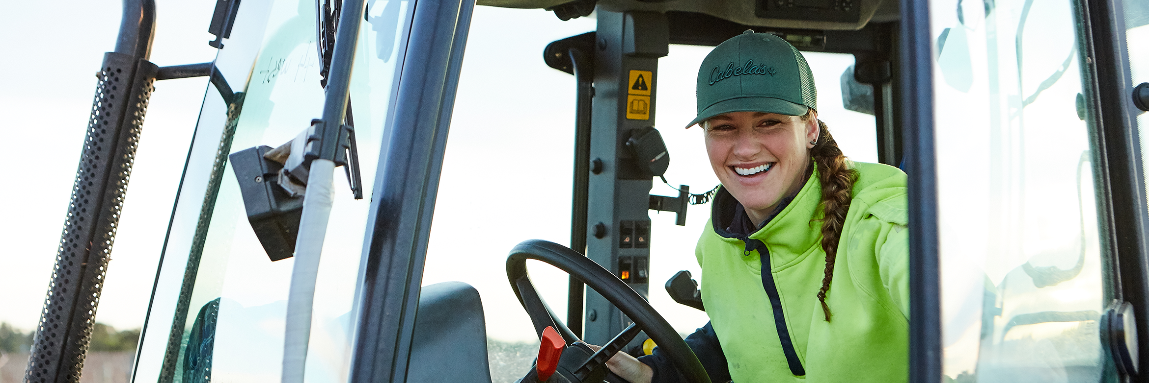CMV Farms employee on tractor - CMV Group